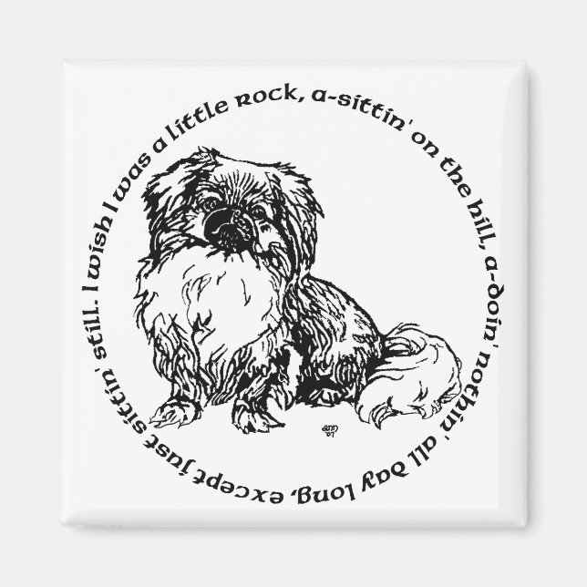 Pekingese Magnet (Front)