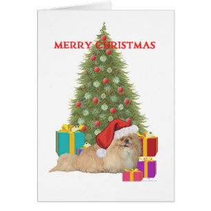 Pekingese Merry Christmas