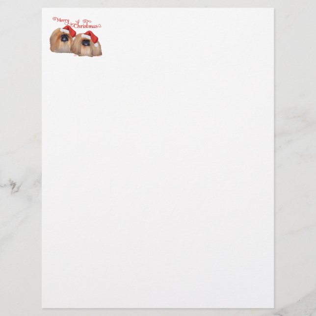 Pekingese Merry Christmas (Front)