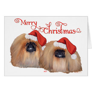 Pekingese Merry Christmas