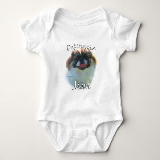 Pekingese Mum 2 Baby Bodysuit (Front)