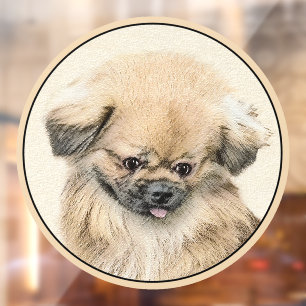 Pekingese Painting - Cute Original Dog Art
