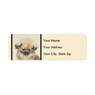 Pekingese Painting - Cute Original Dog Art