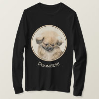 Pekingese Painting - Cute Original Dog Art
