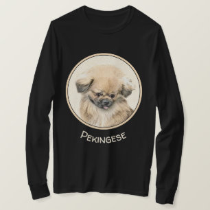 Pekingese Painting - Cute Original Dog Art T-Shirt