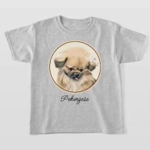 Pekingese Painting - Cute Original Dog Art T-Shirt