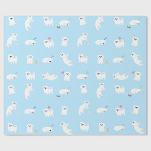Pekingese Pattern Wrapping Paper