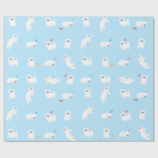 Pekingese Pattern Wrapping Paper