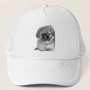 Pekingese Puppy Trucker Hat
