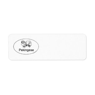 Pekingese Return Address Labels