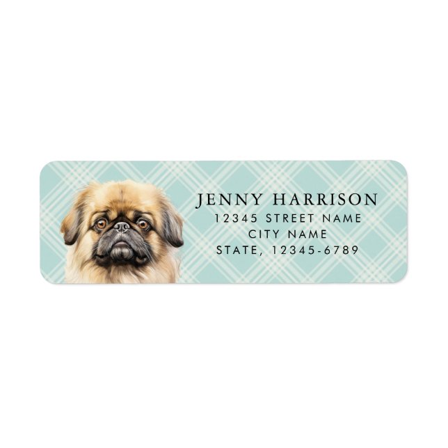 Pekingese Return Address Labels (Front)