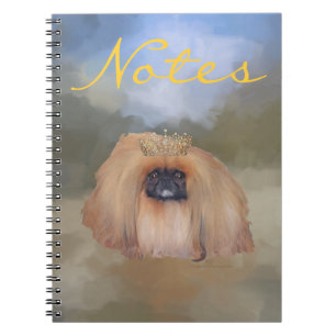 Pekingese Royal Spiral Notebook