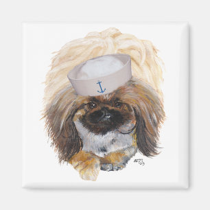 Pekingese Sailors Magnet