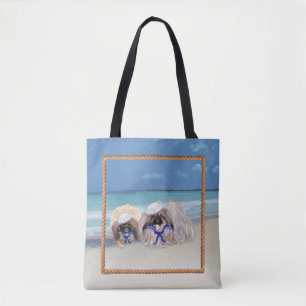 Pekingese Sailors Tote Bag