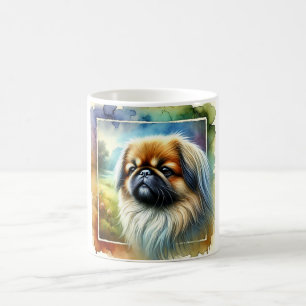 Pekingese Serenity 230824AREF101 - Watercolor Coffee Mug