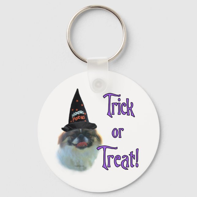 Pekingese Trick Key Ring (Front)