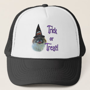 Pekingese Trick Trucker Hat