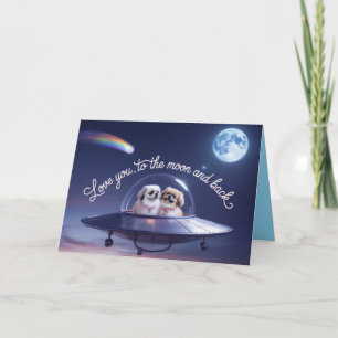 Pekingese Valentine Card