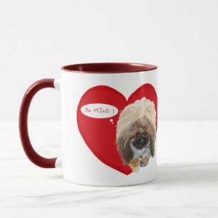 Pekingese Valentine Mug