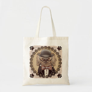 Pekingese wearing glasses Tote Bag
