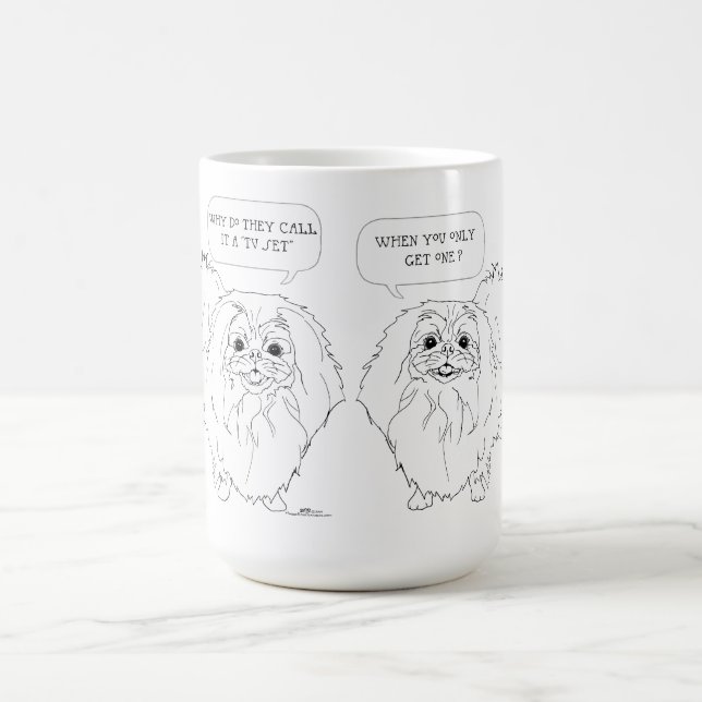 Pekingese Wit and Wisdom Coffee Mug (Center)