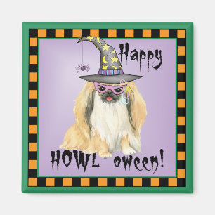 Pekingese Witch Magnet
