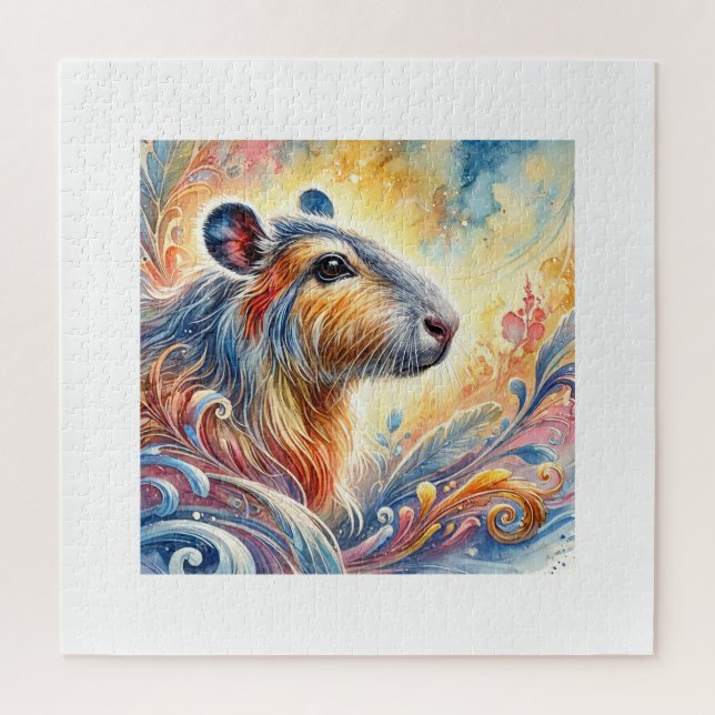 Pelada Harmony in Watercolor 020924AREF123 - Water Jigsaw Puzzle (Vertical)