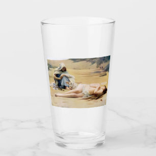 Pelagia and Philammon (Death of a Beautiful Saint) Glass