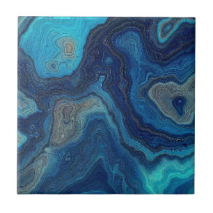 “Pelagic Contours” – An Abstract Seascape Tile