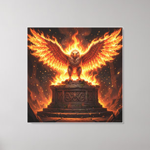 Pelasgian Altar of the Flaming Eagle II Canvas Print