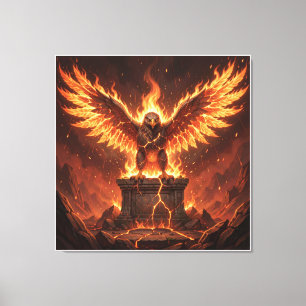 Pelasgian Altar of the Flaming Eagle V Canvas Print