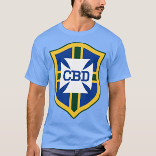 Pele Brasil 1970 CBD Jersey FrontBack Print T-Shirt