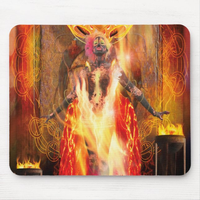 PELE the Fire Goddess Mouse Pad (Front)