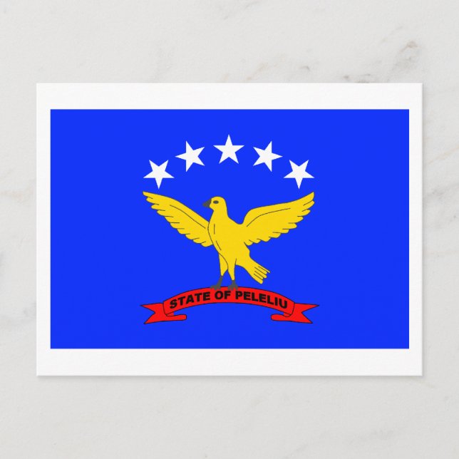 Peleliu Flag Postcard (Front)