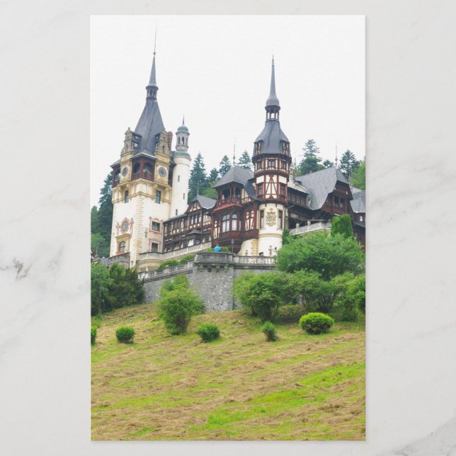 Peles Castle in Sinaia, Romania (Front)