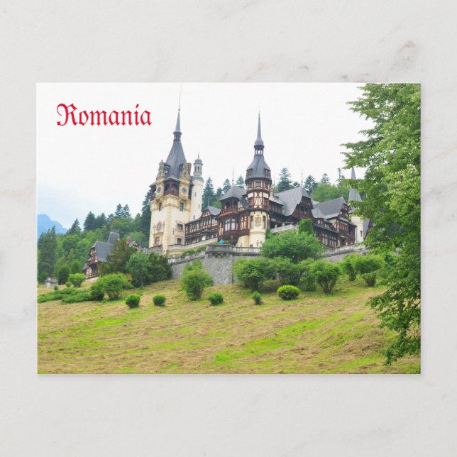 Peles Castle in Sinaia, Romania Postcard (Front)