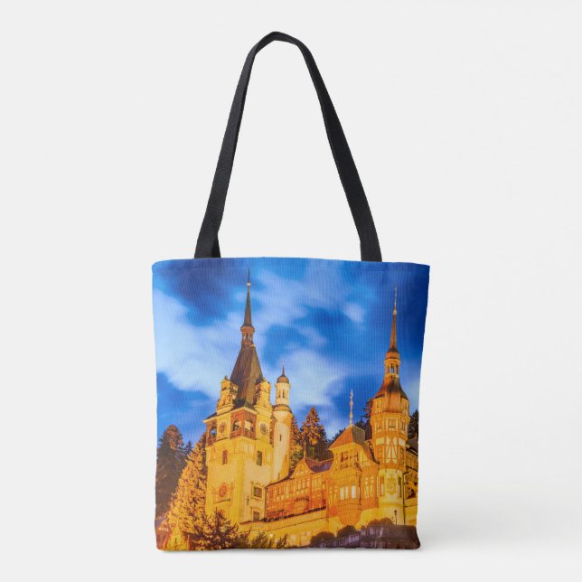 Peles castle Sinaia Tote Bag (Back)