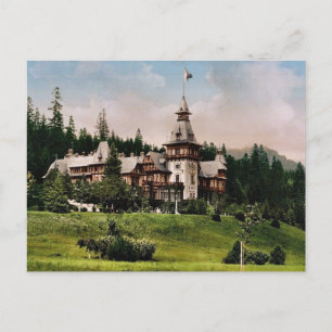 Pelesch (i.e., Peles) Castle, Sinaia, Roumania cla Postcard