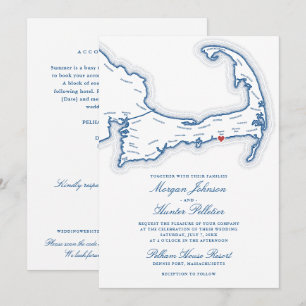 Pelham House Resort All-in-One QR RSVP Wedding Invitation