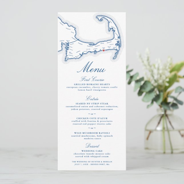 Pelham House Resort Wedding Menu | Dennis Port (Standing Front)
