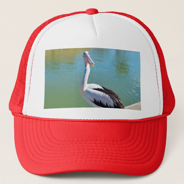 Pelican Back Chat, Trucker Hat (Front)