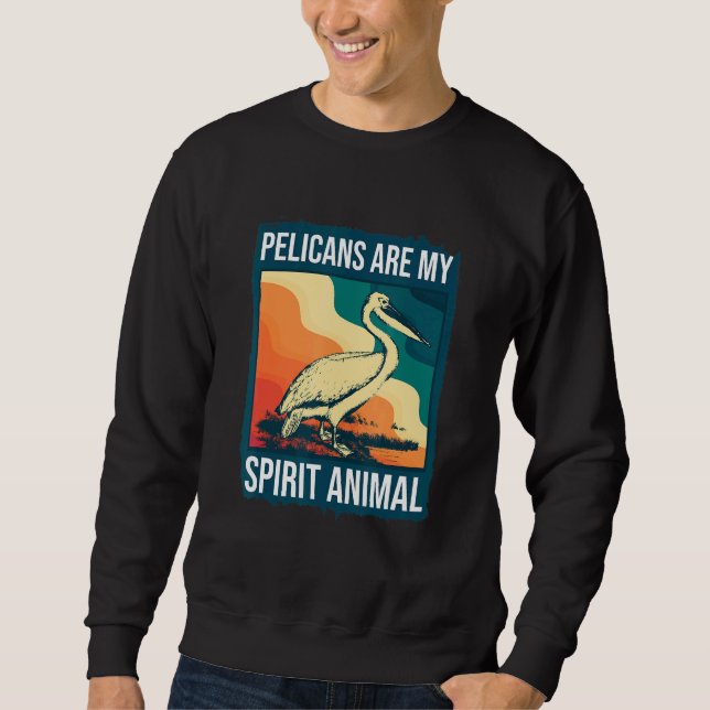 Pelican Bird Watcher Sweatshirt (Front)