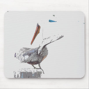 Pelican Birds Wildlife Animals Mouse Pad