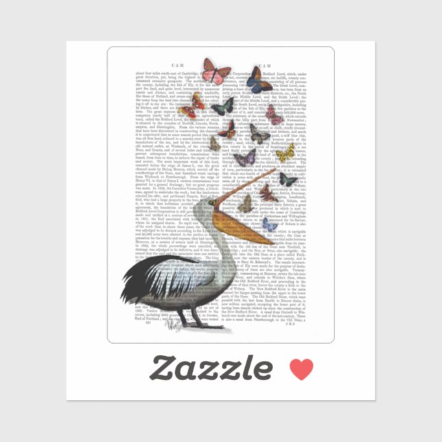 Pelican & Butterflies (Sheet)