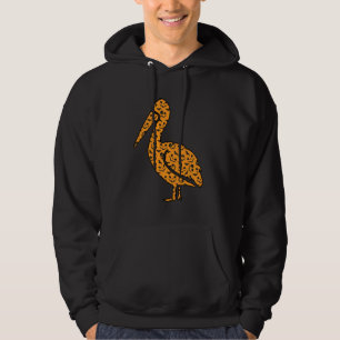 Pelican Easy Halloween Outfit Bird Heron Lazy Cost Hoodie