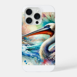 Pelican Eel Serenity 070824AREF136 - Watercolor iPhone 15 Pro Case