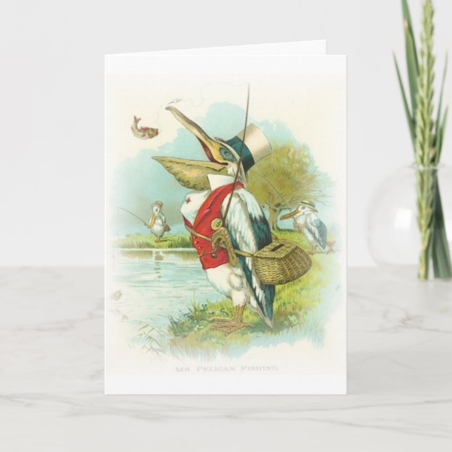 Pelican Fishing Card (Front)