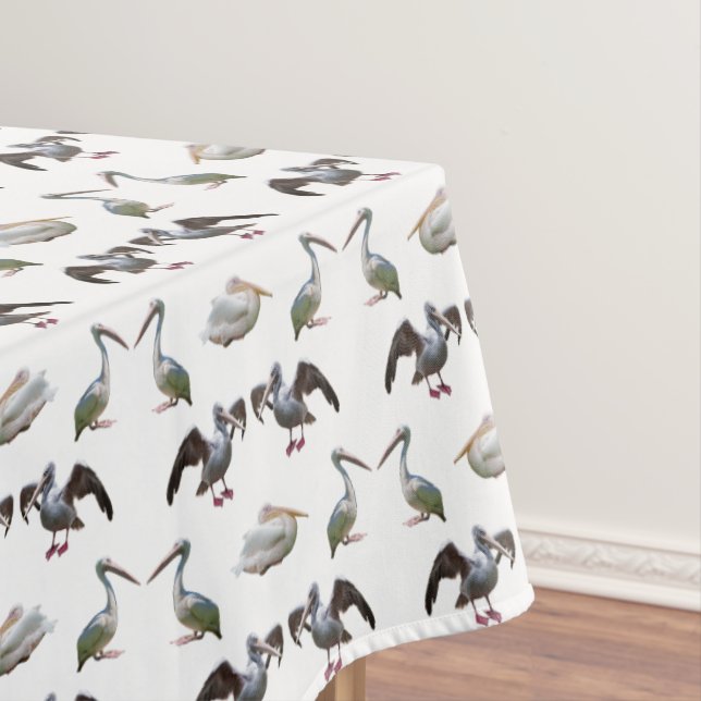Pelican Frenzy Tablecloth (choose colour) (In Situ)