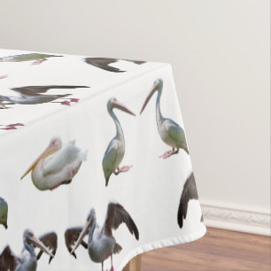 Pelican Frenzy Tablecloth (choose colour)