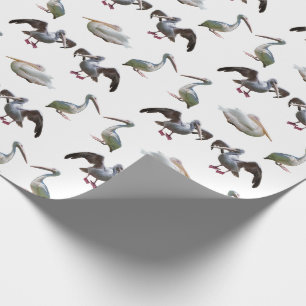 Pelican Frenzy Wrapping Paper